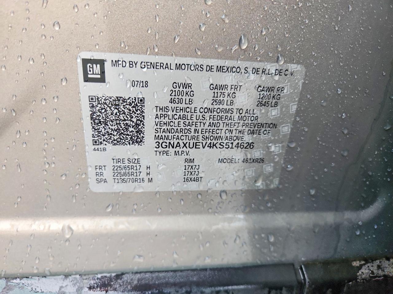2019 CHEVROLET EQUINOX LT photo 27