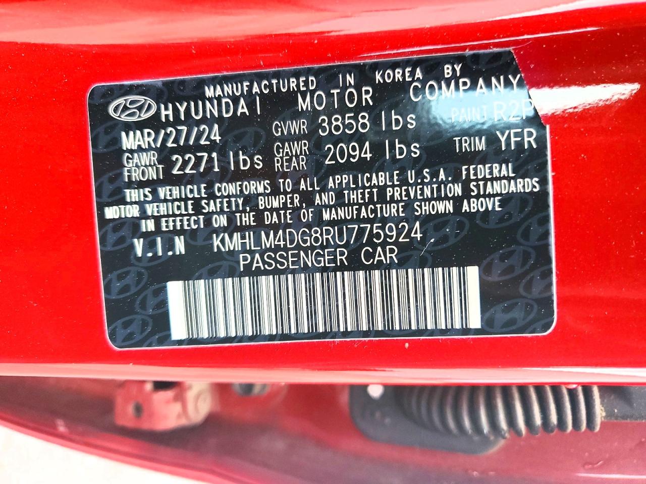 2024 HYUNDAI ELANTRA SEL photo 23