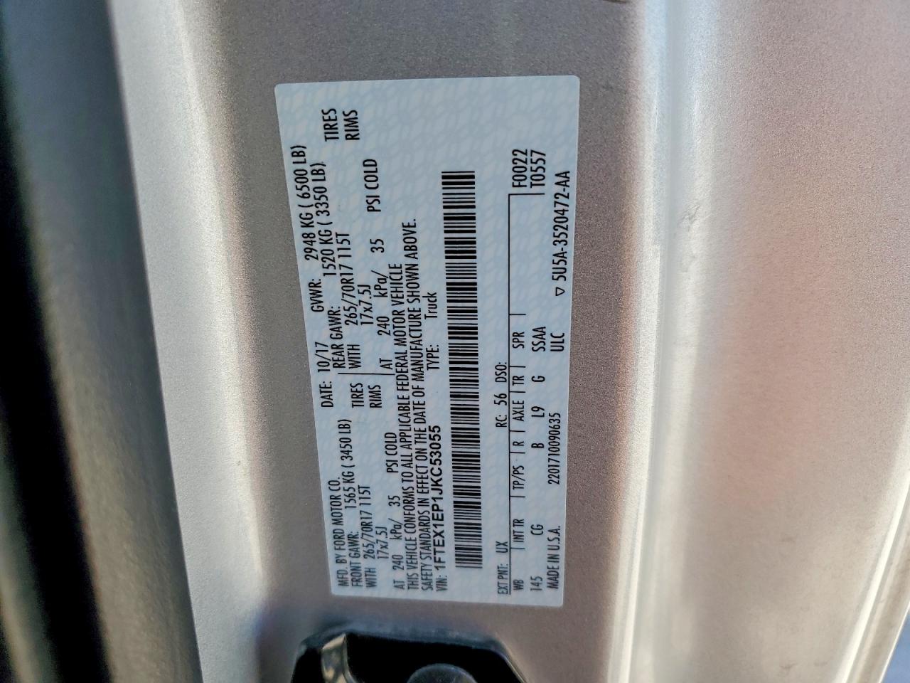 2018 FORD F150 SUPER CAB photo 23