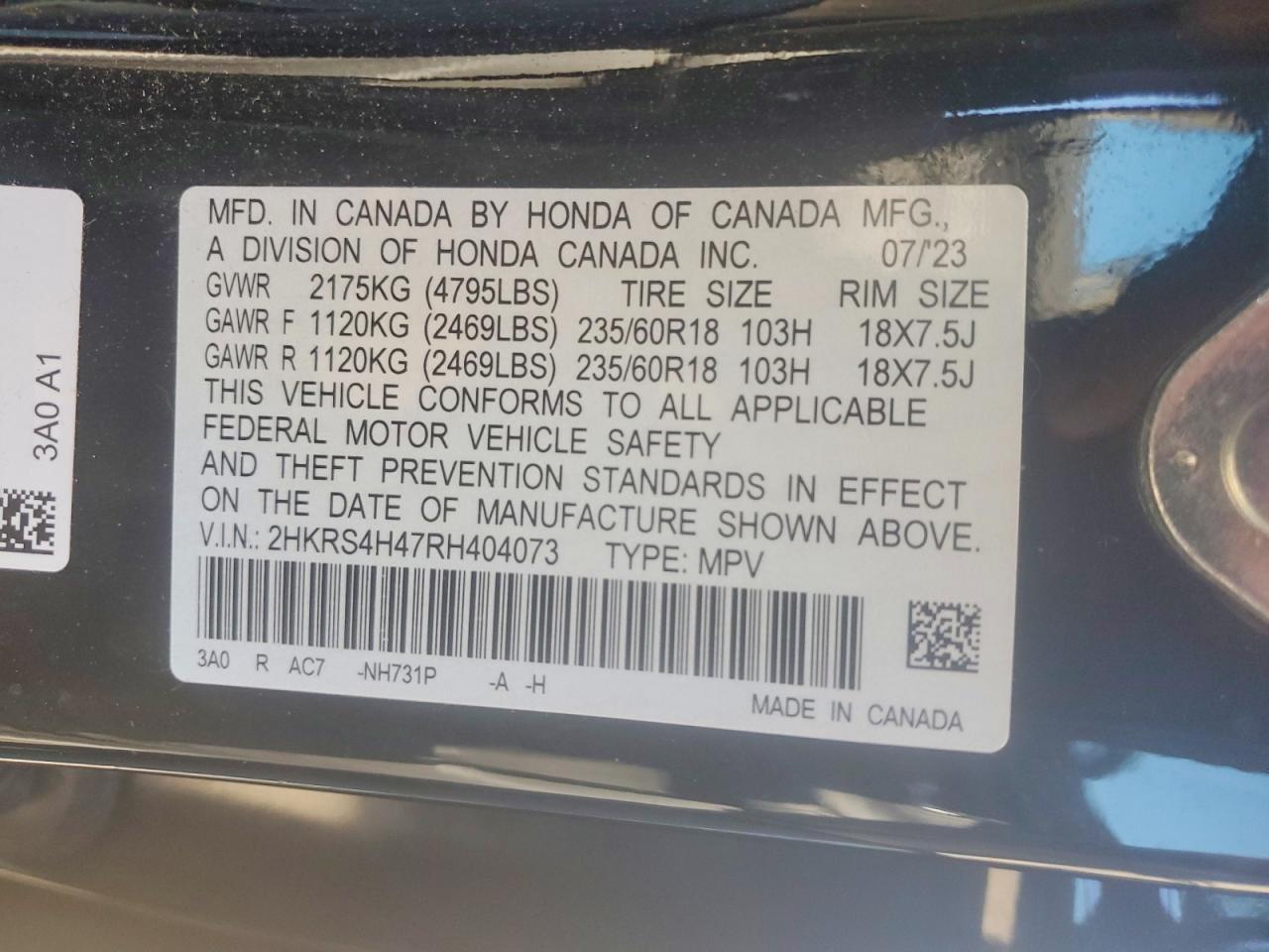2024 HONDA CR-V EX photo 23