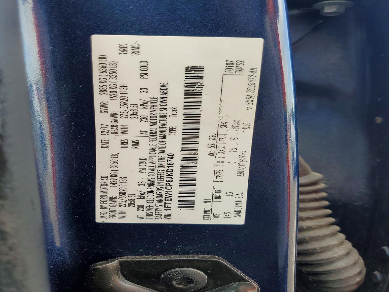 2018 FORD F150 photo 25