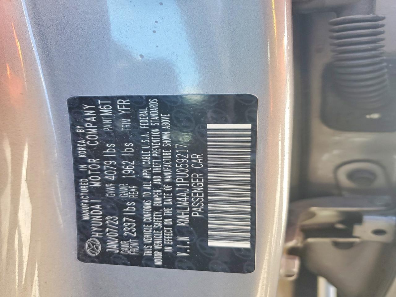 2023 HYUNDAI ELANTRA BLUE photo 37