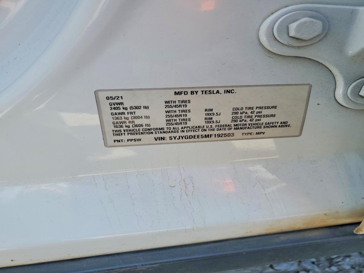 2021 TESLA MODEL Y photo 23