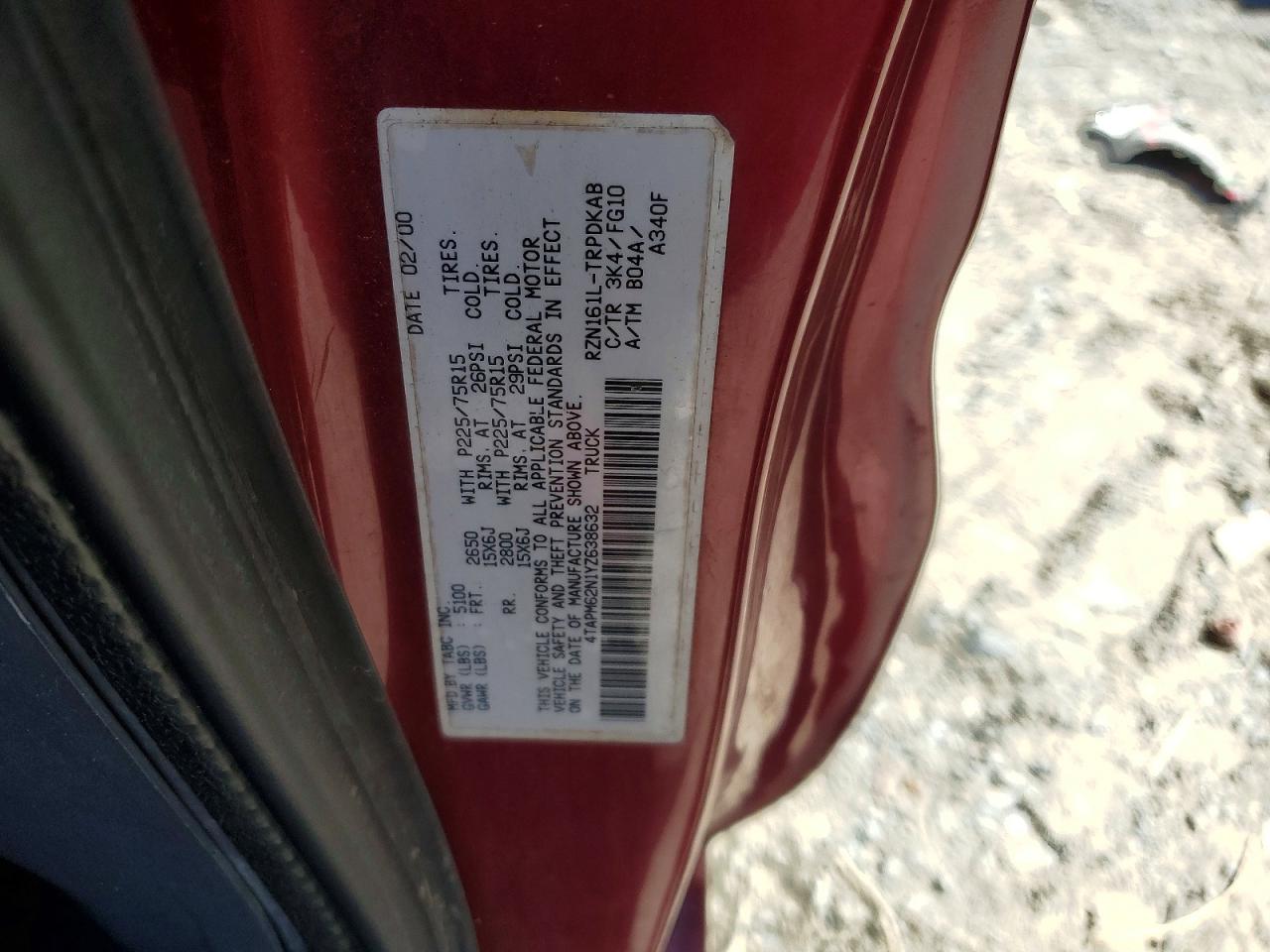2000 TOYOTA TACOMA BASE photo 12