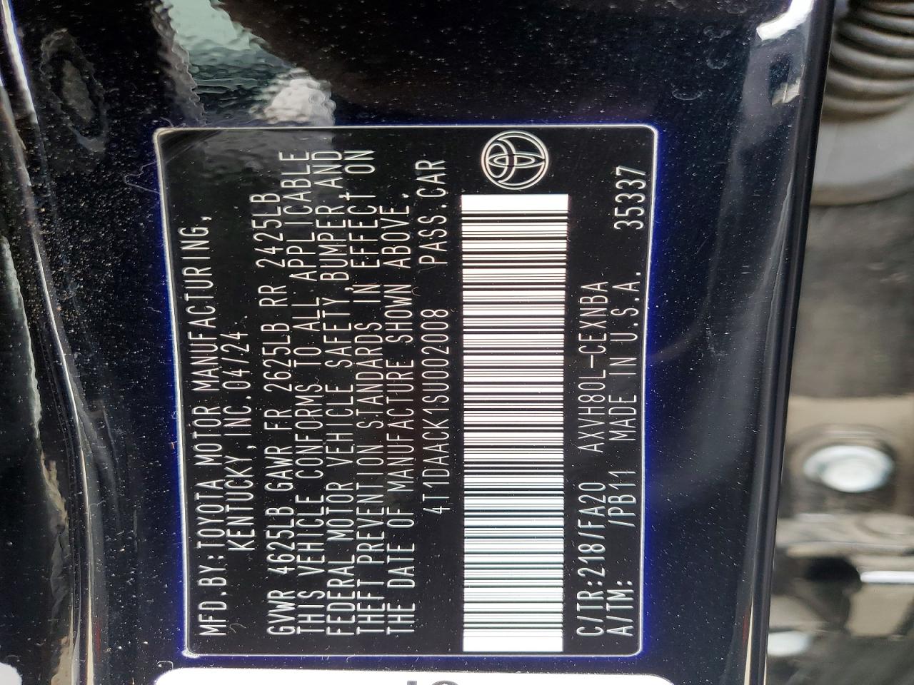 2025 TOYOTA CAMRY LE photo 37