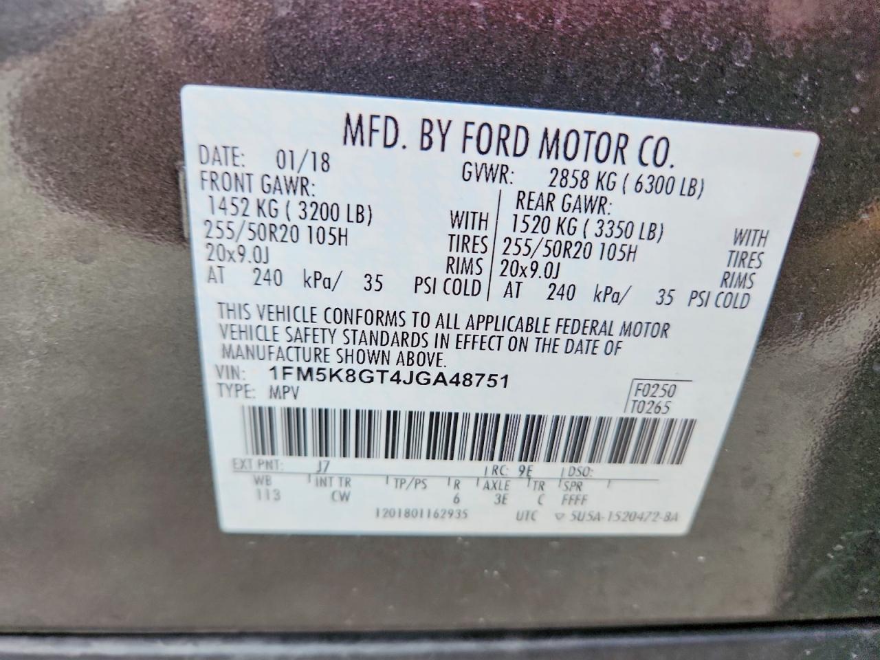 2018 FORD EXPLORER photo 27