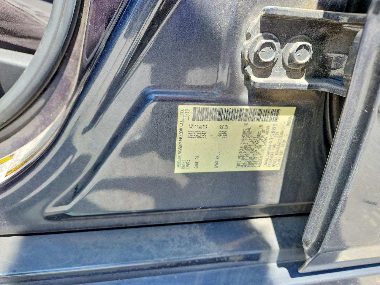 2011 NISSAN ALTIMA 2.5 photo 23