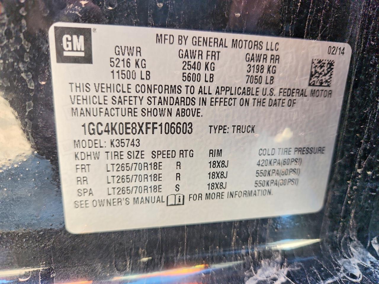 2015 CHEVROLET SILVERADO K3500 LTZ photo 28