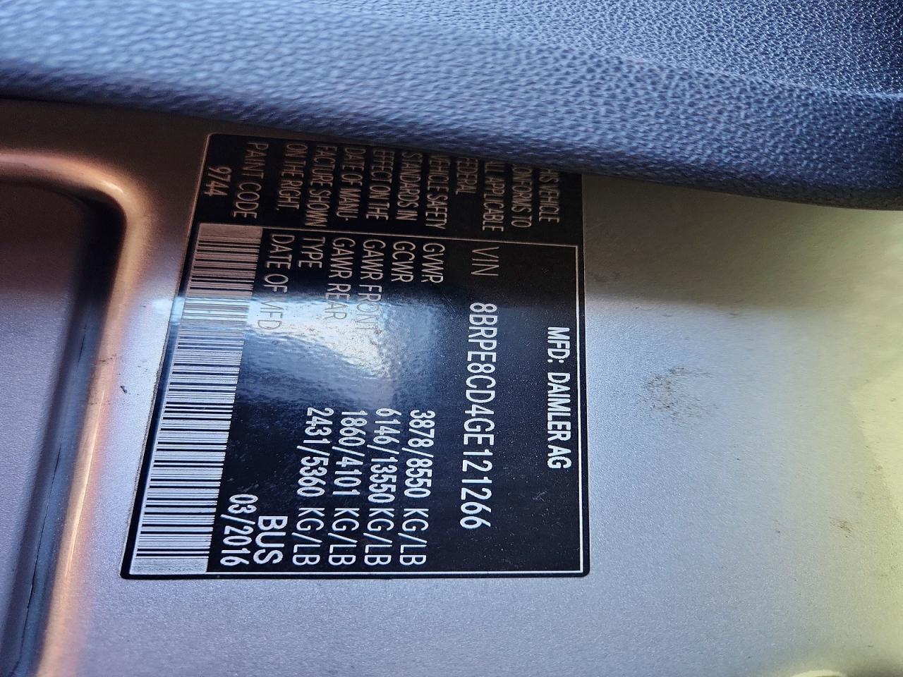 2016 MERCEDES-BENZ SPRINTER 2500 photo 40