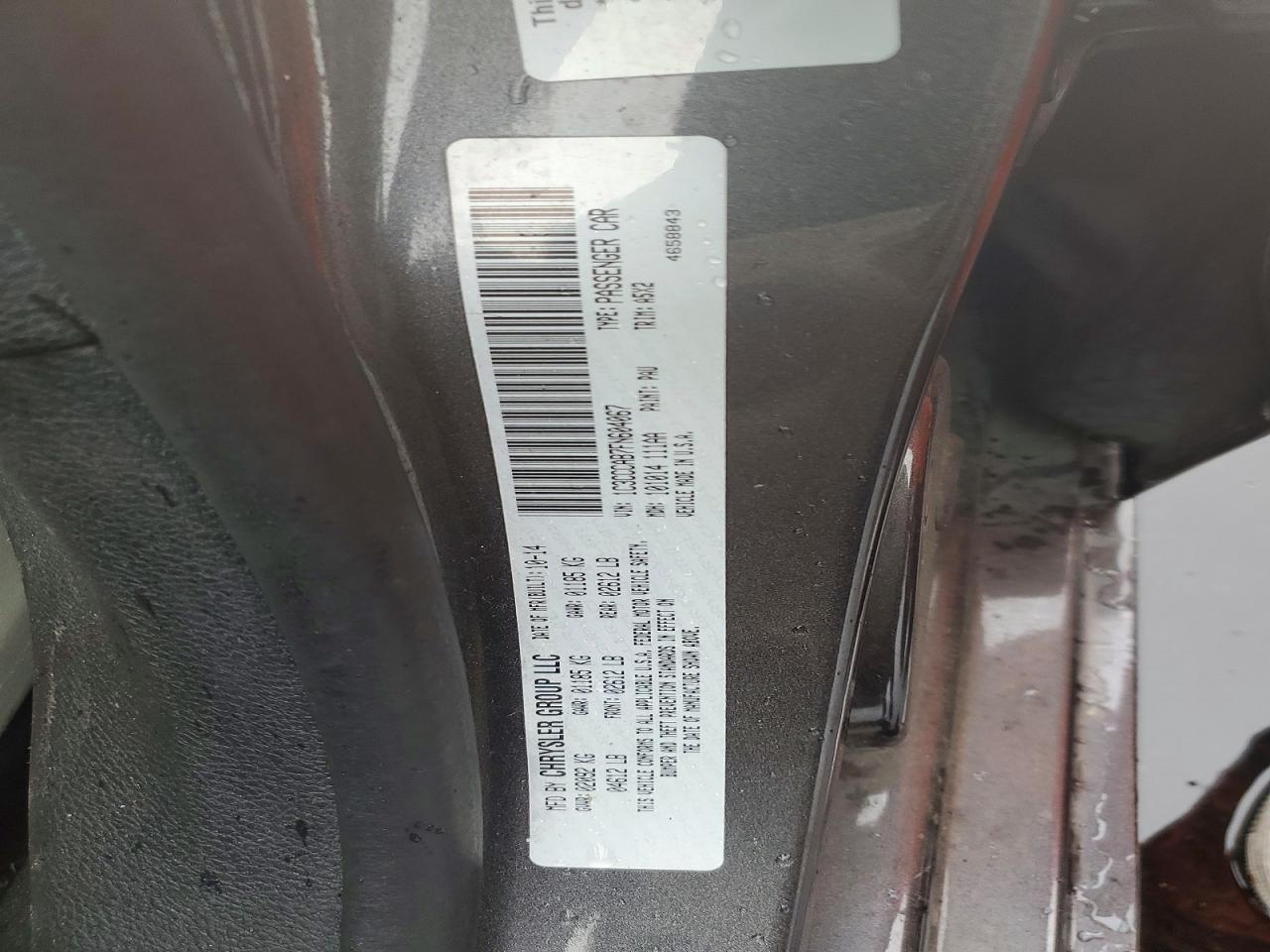 2015 CHRYSLER 200 LIMITED photo 12