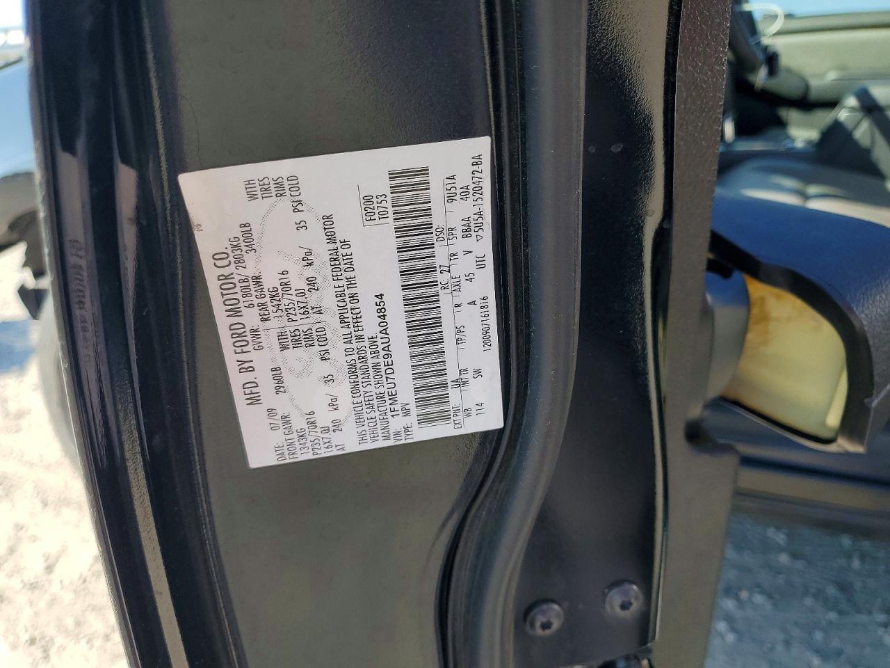 2010 FORD EXPLORER XLT photo 13