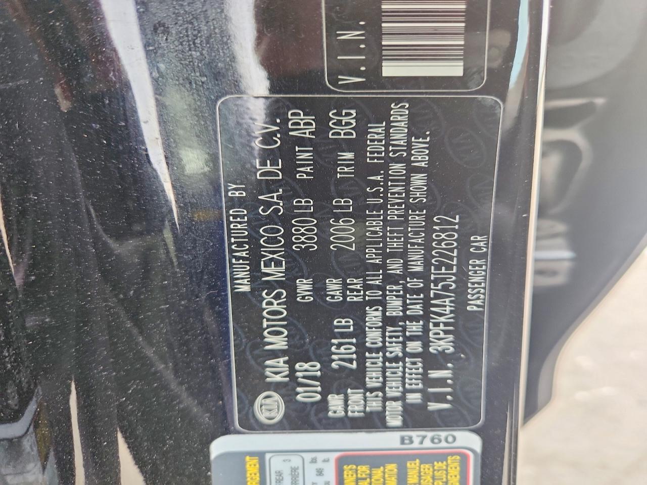 2018 KIA FORTE LX photo 23