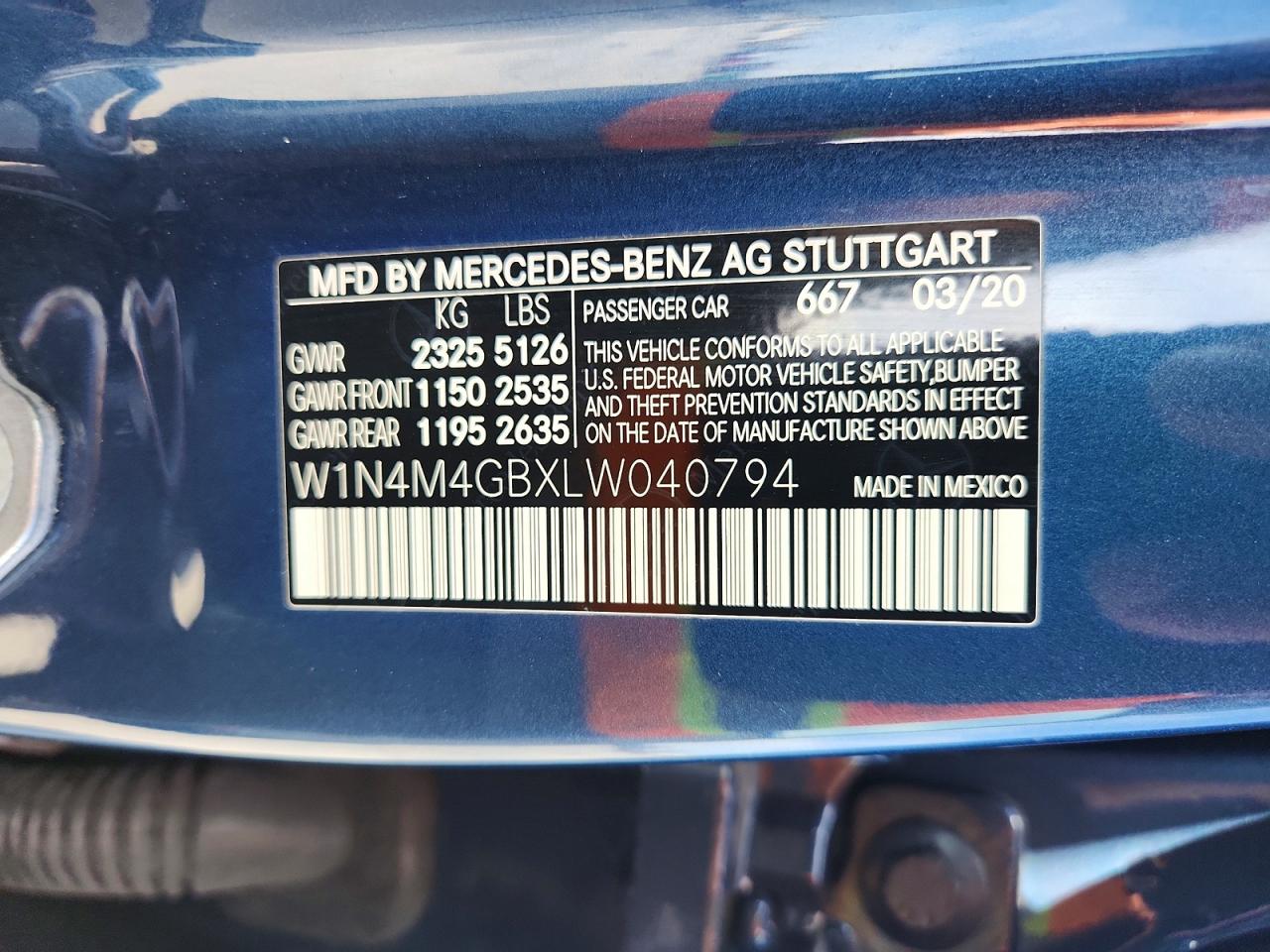 2020 MERCEDES-BENZ GLB 250 photo 13