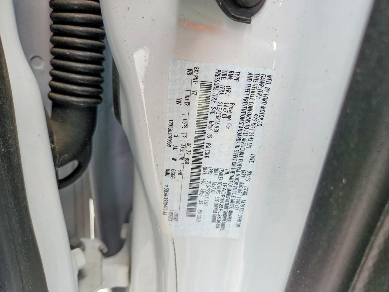 2015 FORD FOCUS SE photo 25