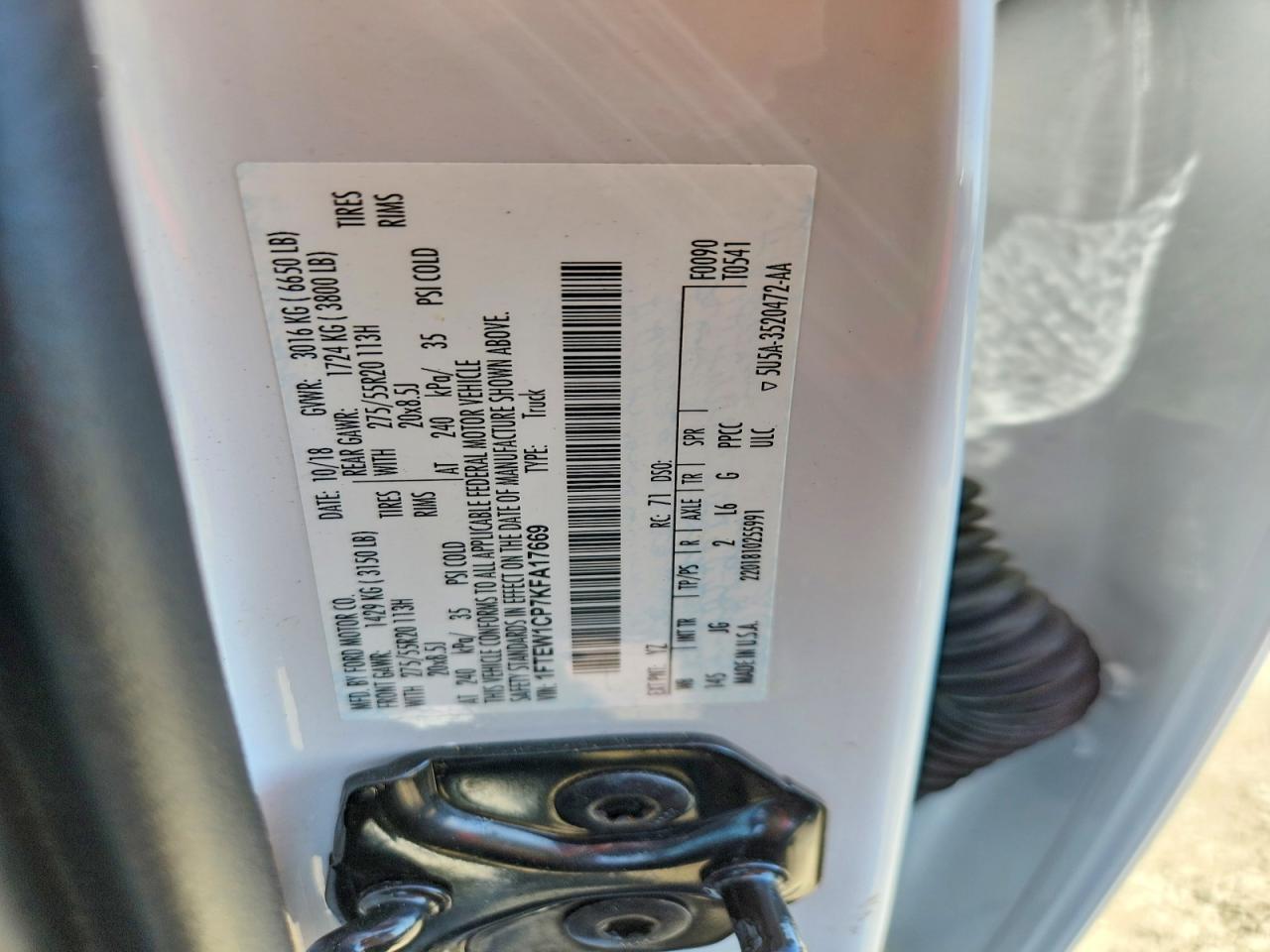 2019 FORD F150 SUPERCREW photo 23