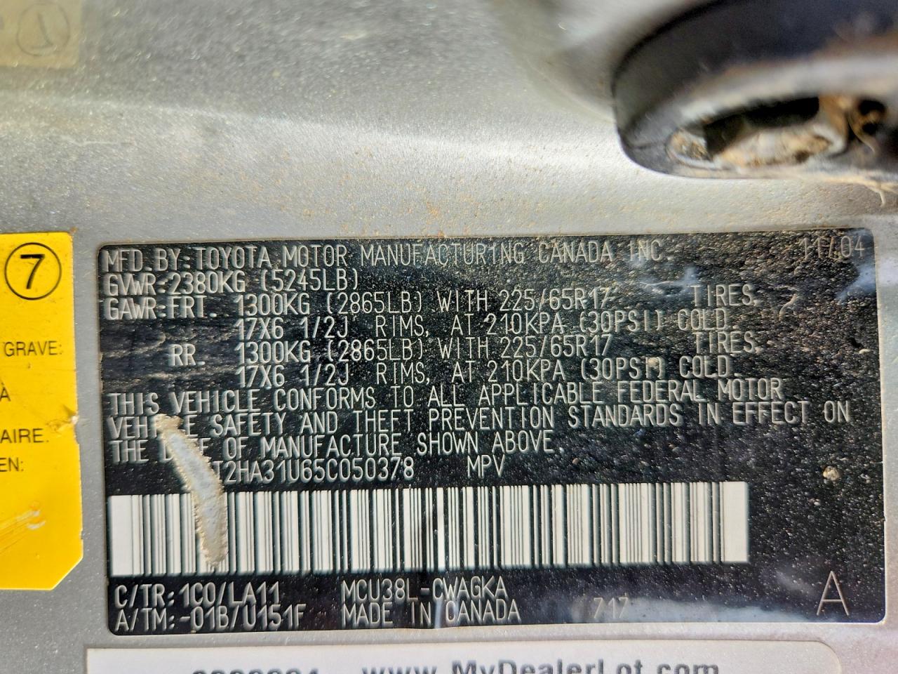 2005 LEXUS RX 330 photo 37