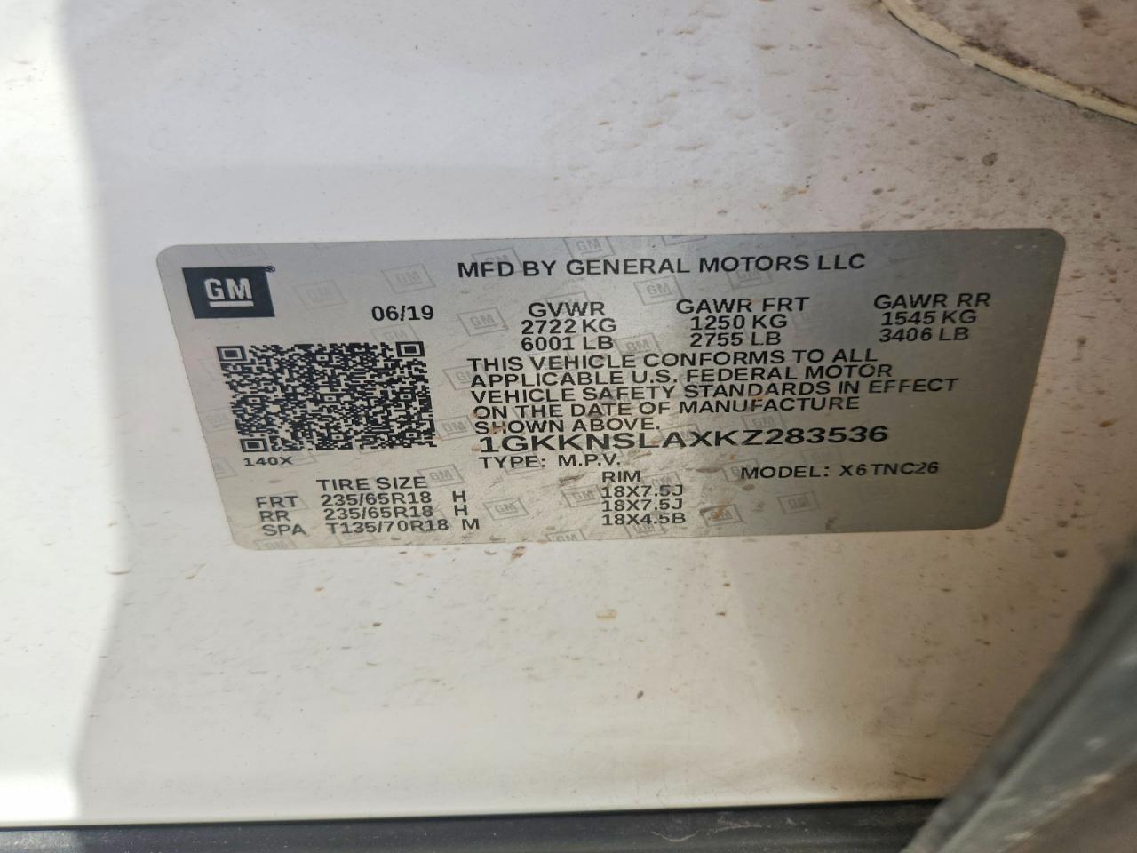 2019 GMC ACADIA SLE photo 13