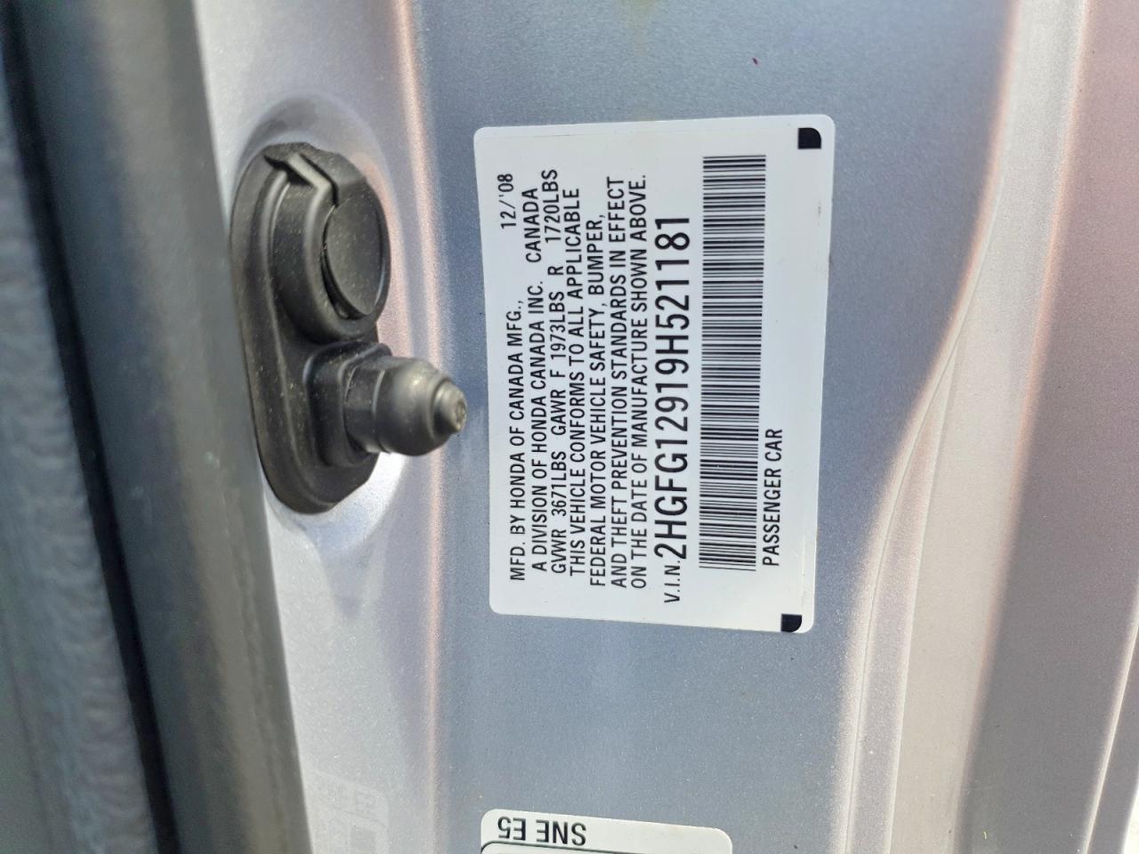 2009 HONDA CIVIC EXL photo 34