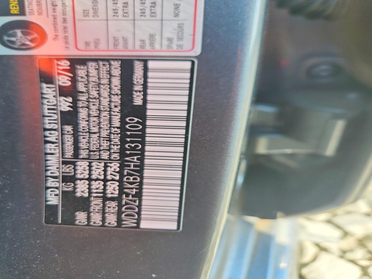 2017 MERCEDES-BENZ E 300 4MATIC photo 34