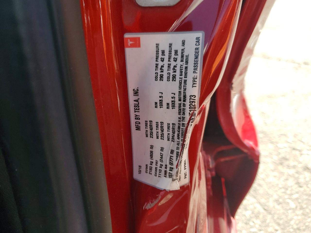 2018 TESLA MODEL 3 photo 23