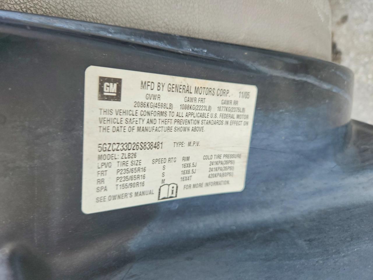 2006 SATURN VUE photo 23
