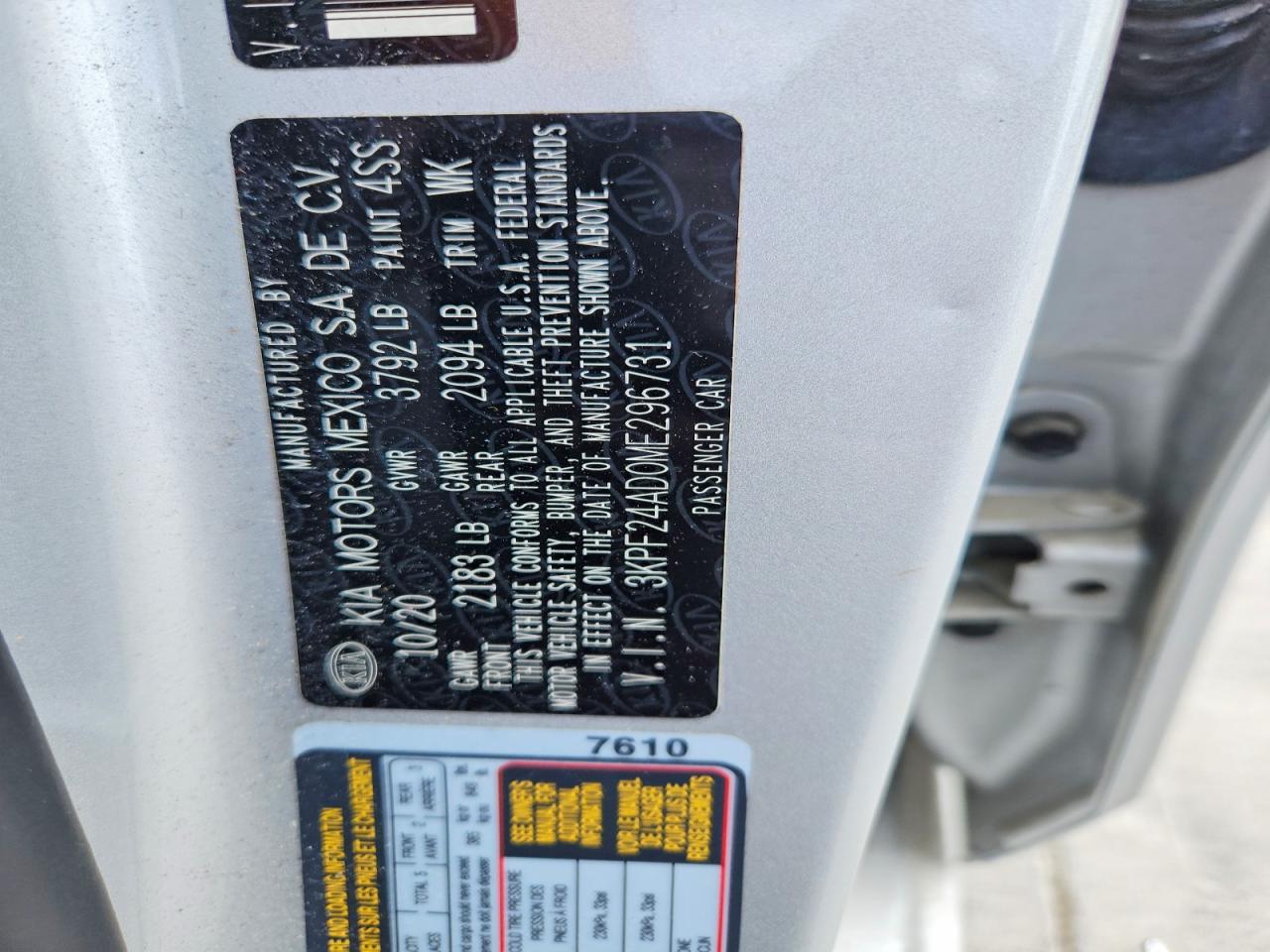 2021 KIA FORTE LXS photo 25