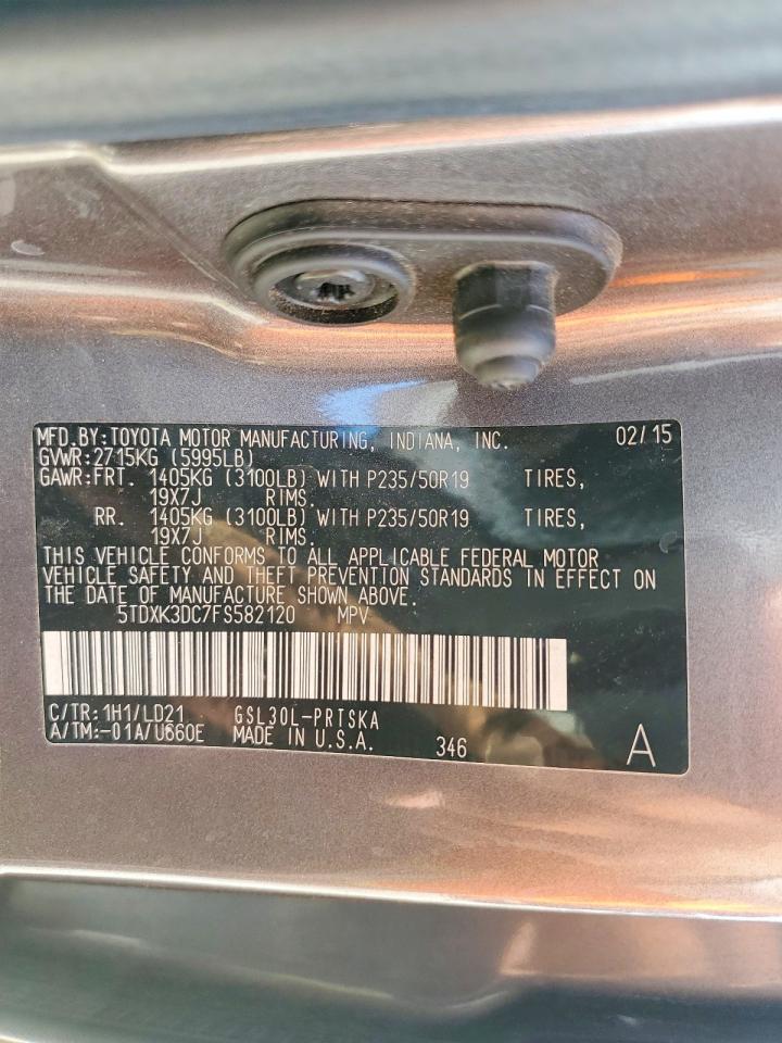 2015 TOYOTA SIENNA SPORT photo 14