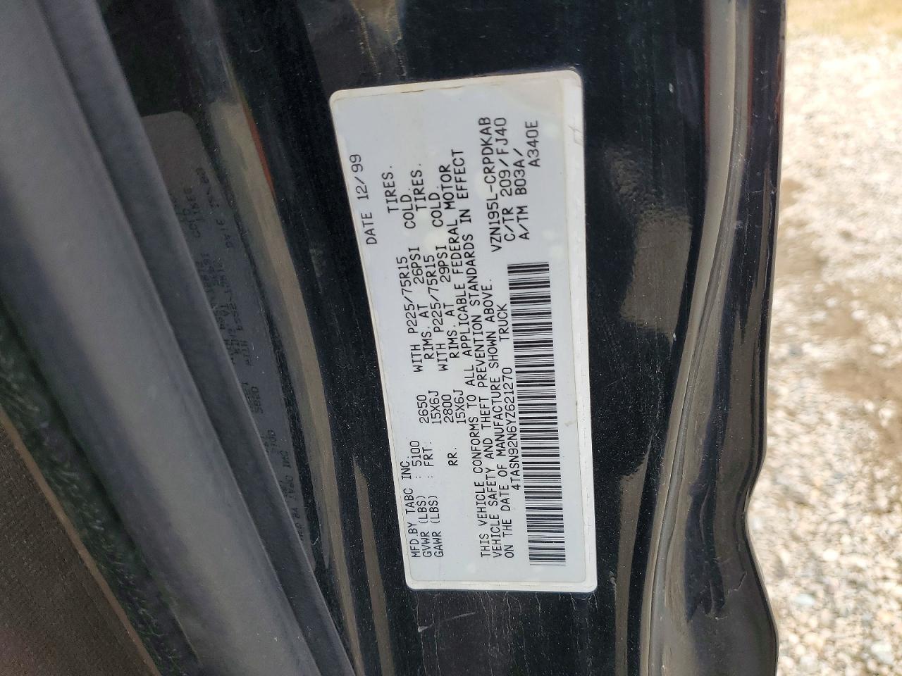 2000 TOYOTA TACOMA XTRACAB PRERUNNER photo 23