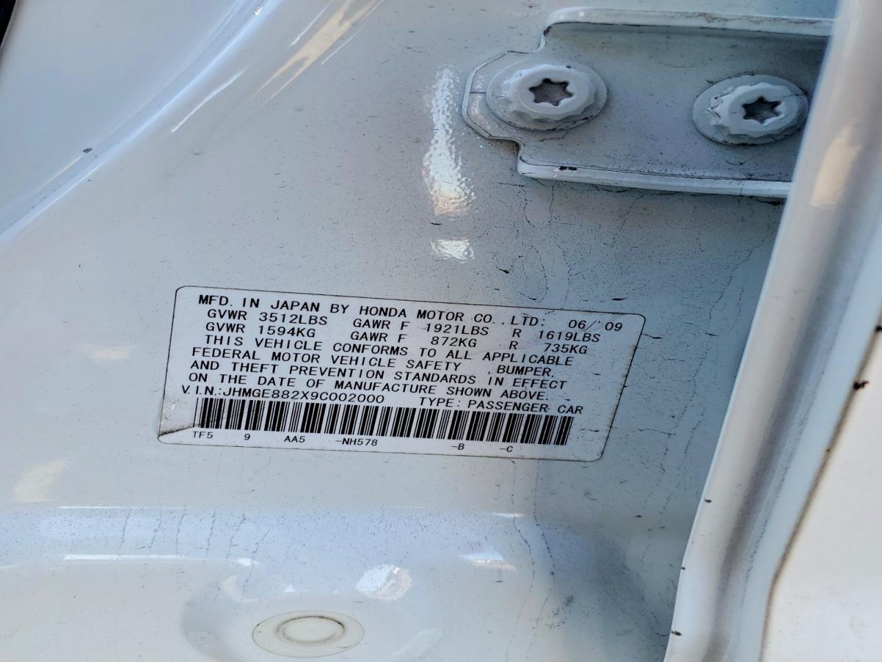 2009 HONDA FIT photo 34