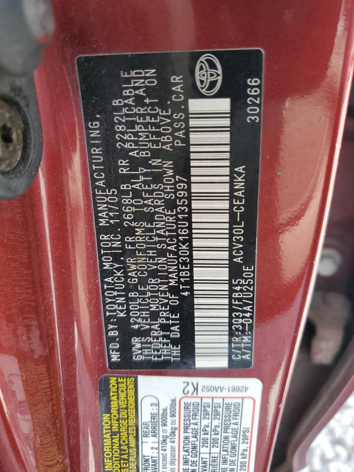 2006 TOYOTA CAMRY photo 67