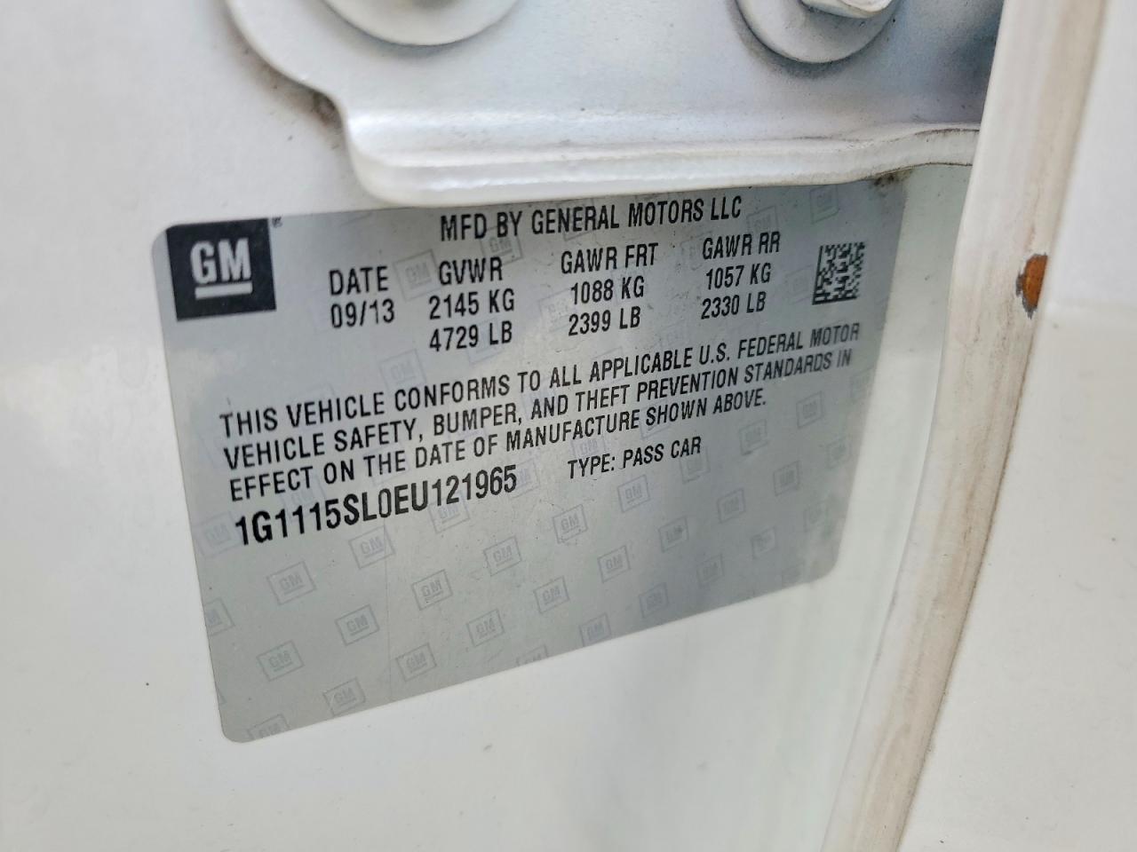 2014 CHEVROLET IMPALA LT photo 23