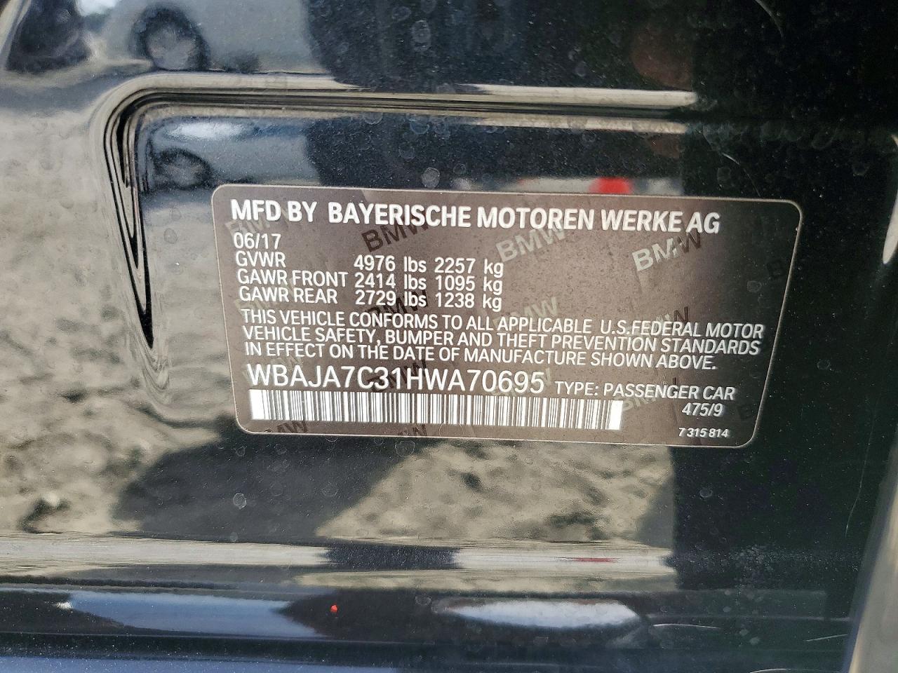 2017 BMW 530 XI photo 23