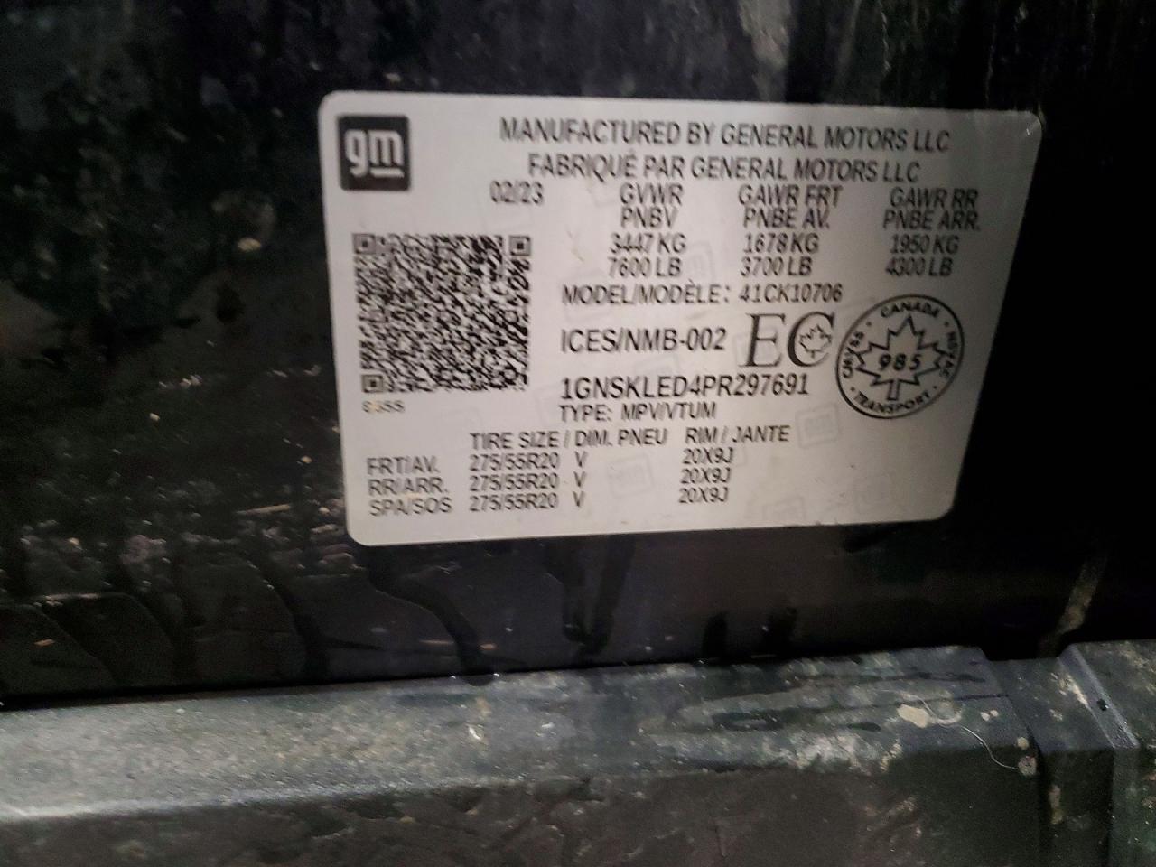 2023 CHEVROLET TAHOE K1500 photo 27