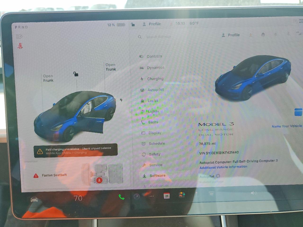 2019 TESLA MODEL 3 photo 17