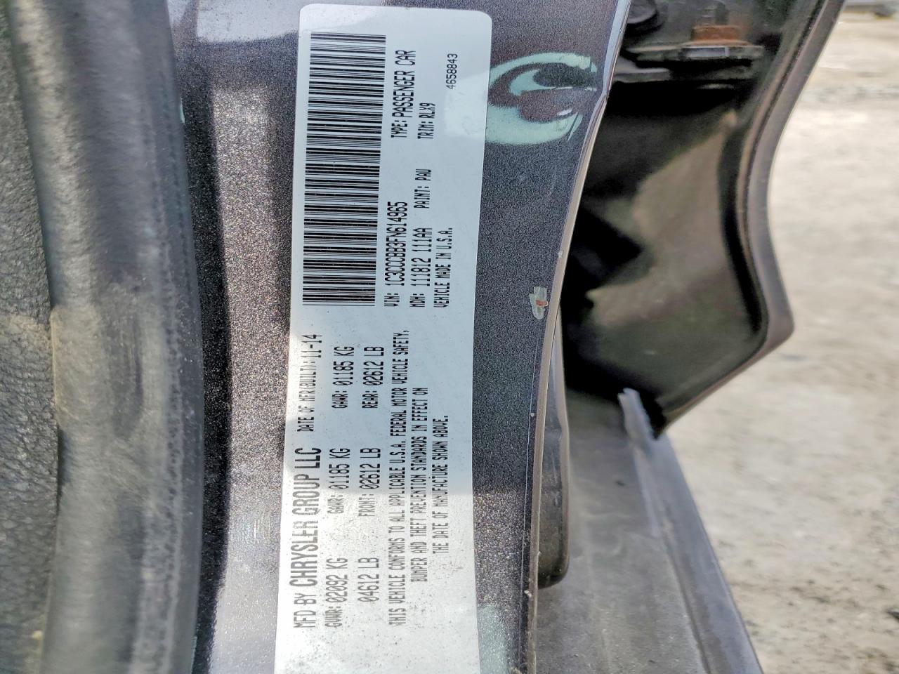 2015 CHRYSLER 200 S photo 25