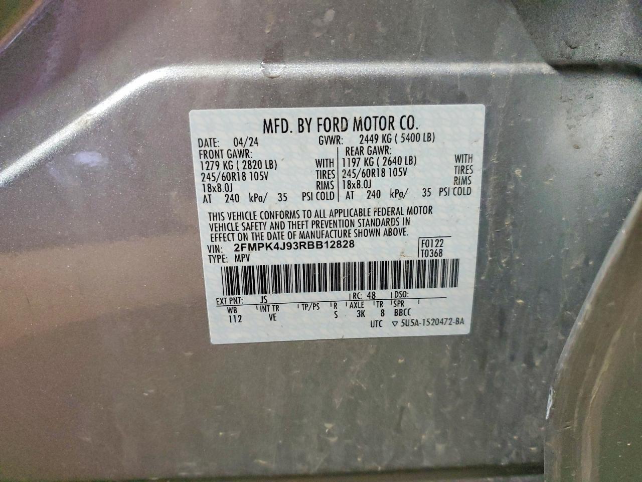 2024 FORD EDGE SEL photo 37