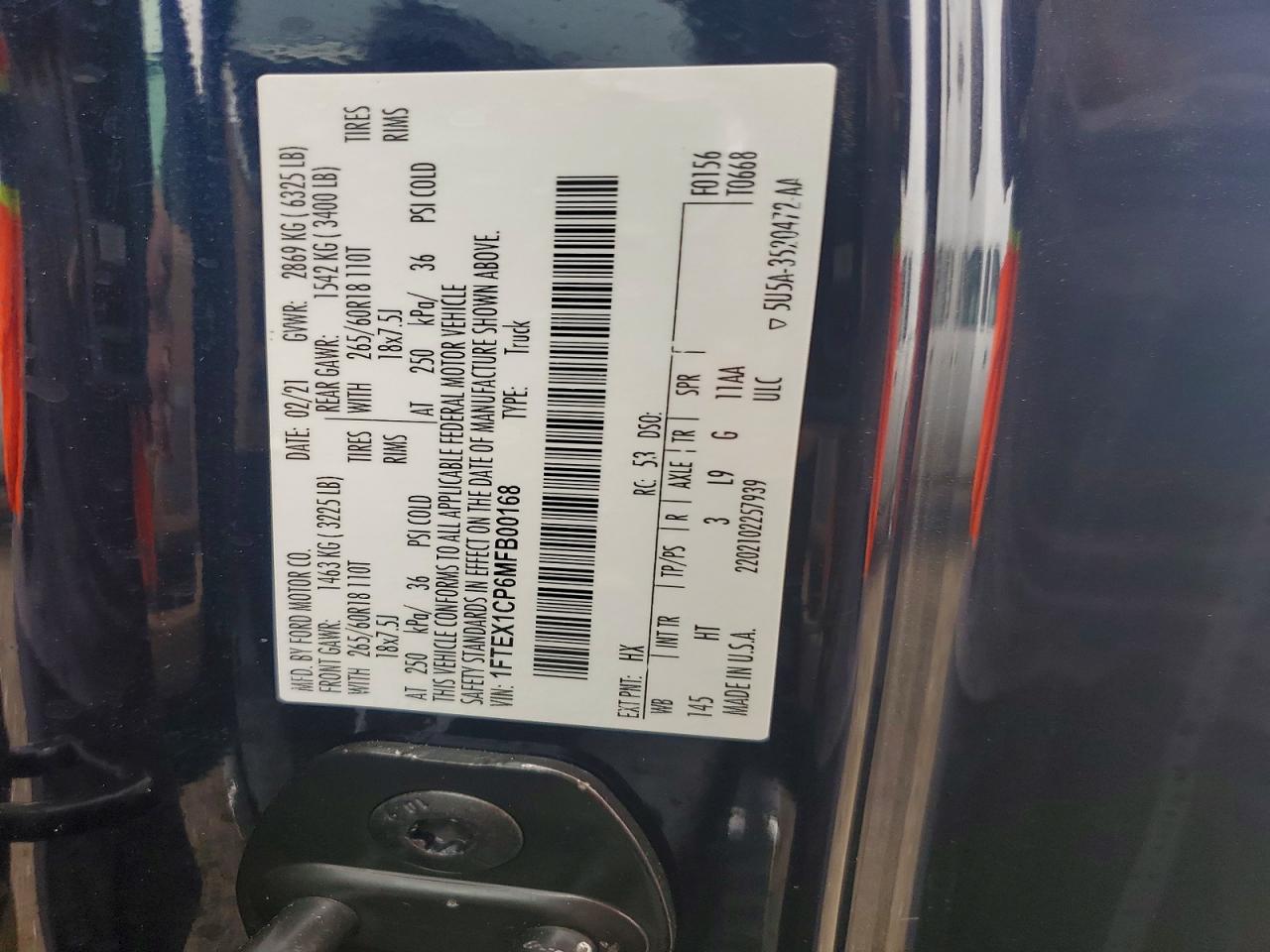2021 FORD F150 SUPER CAB photo 34
