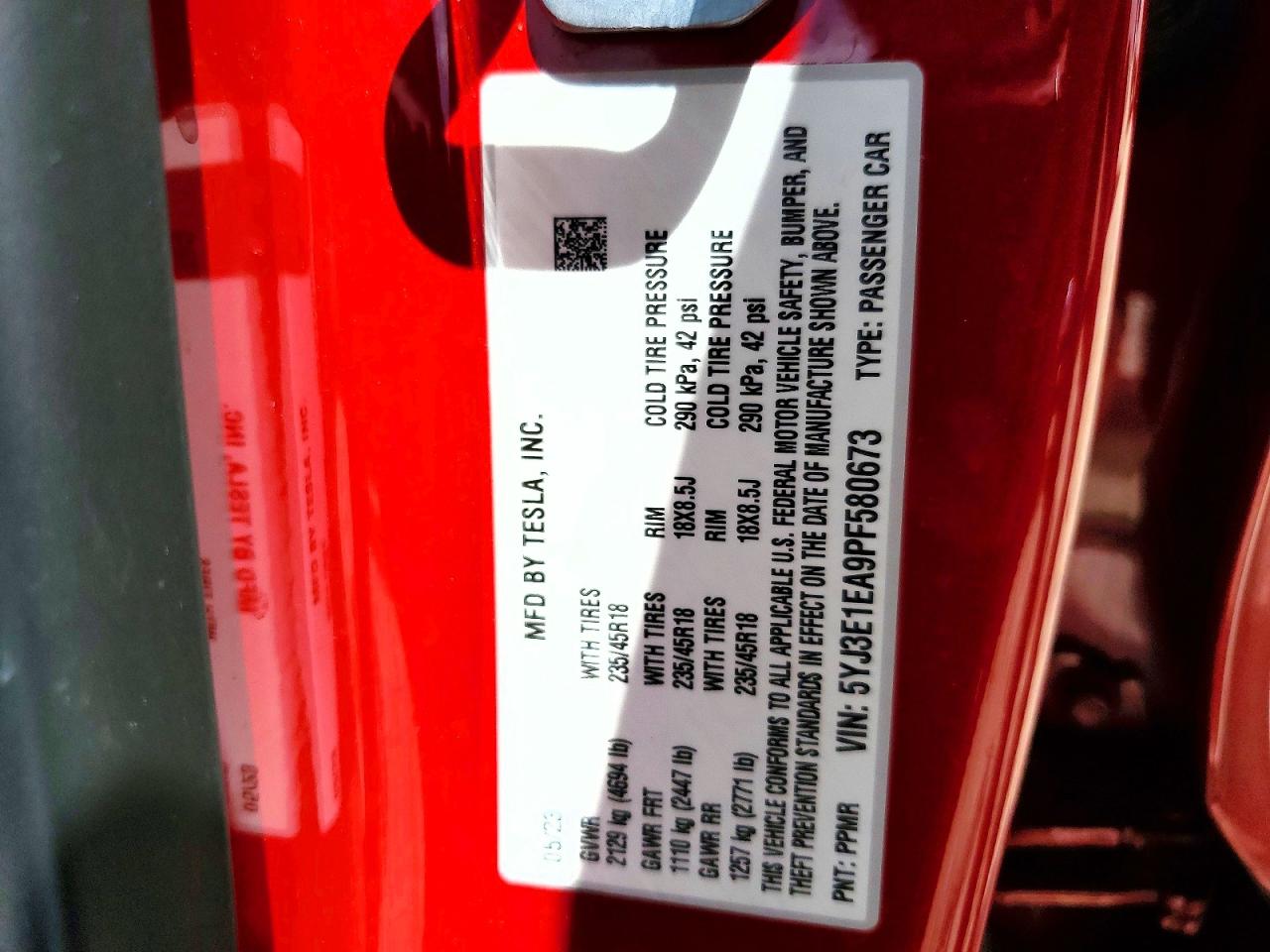 2023 TESLA MODEL 3 photo 12