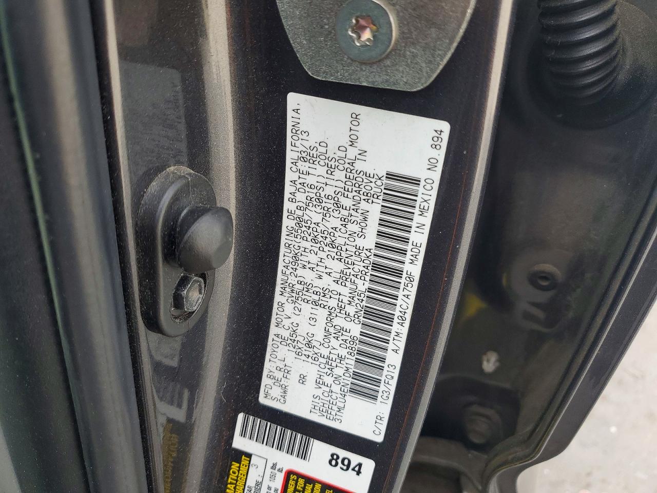 2013 TOYOTA TACOMA V6 photo 34