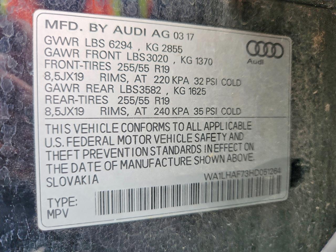 2017 AUDI Q7 PREMIUM PLUS photo 25