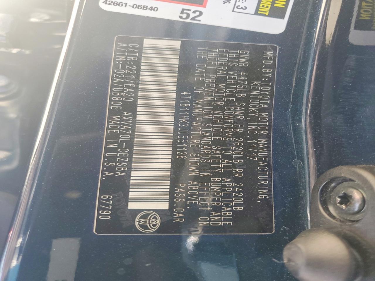 2018 TOYOTA CAMRY SE photo 34