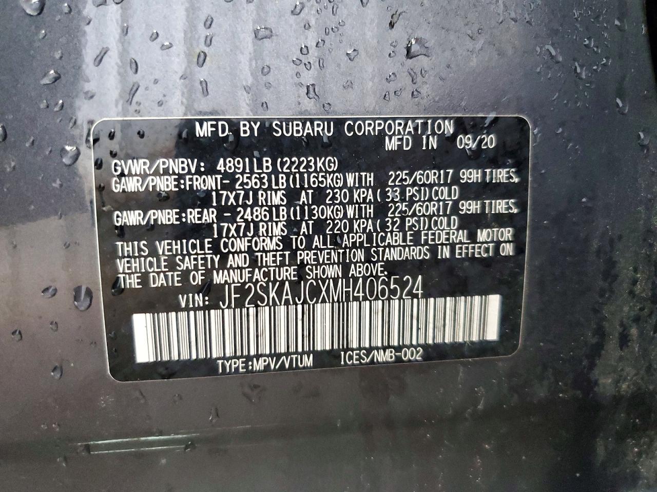 2021 SUBARU FORESTER PREMIUM photo 34