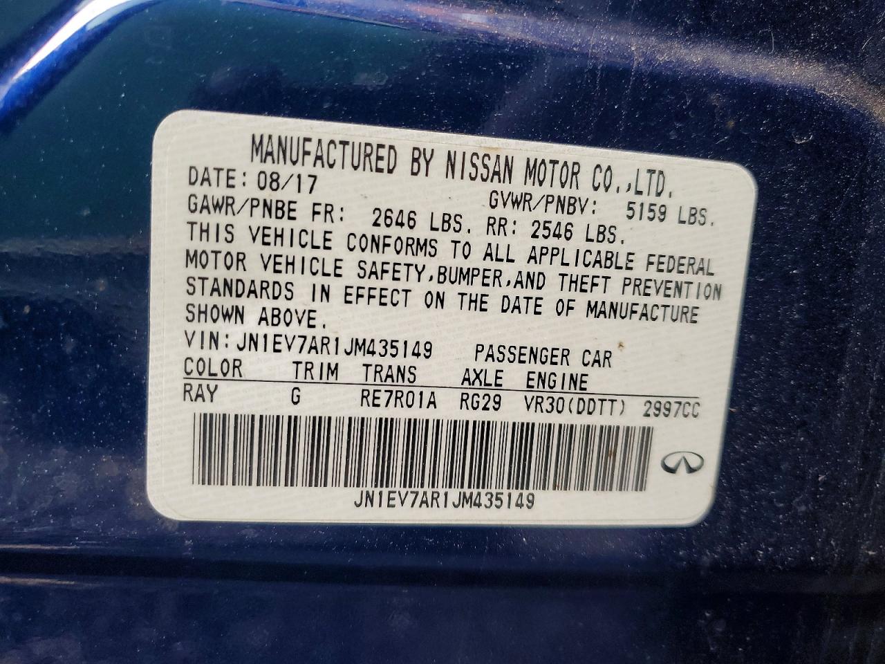 2018 INFINITI Q50 photo 34
