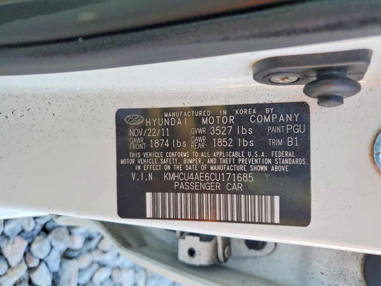 2012 HYUNDAI ACCENT GLS photo 34