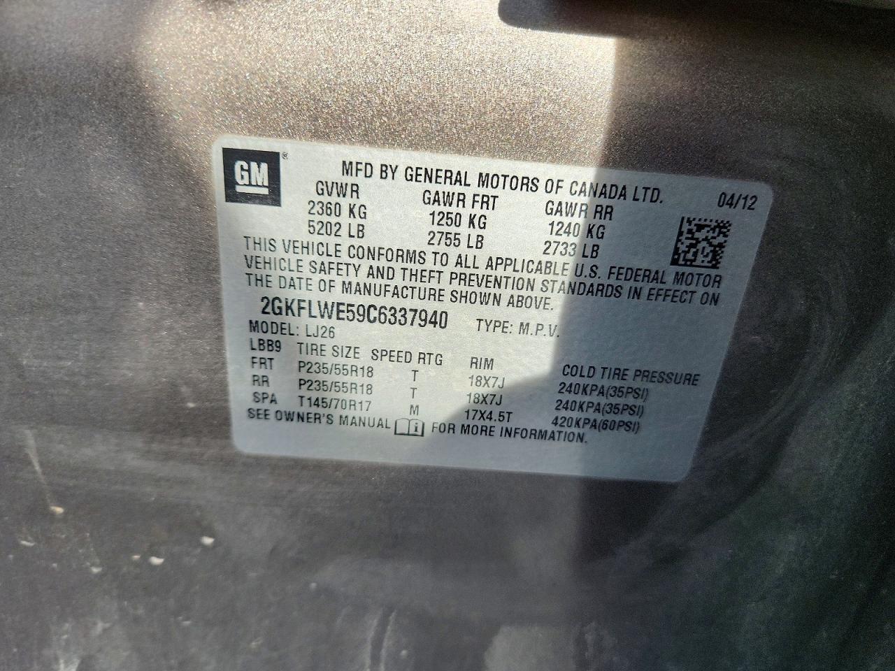 2012 GMC TERRAIN SLT photo 25