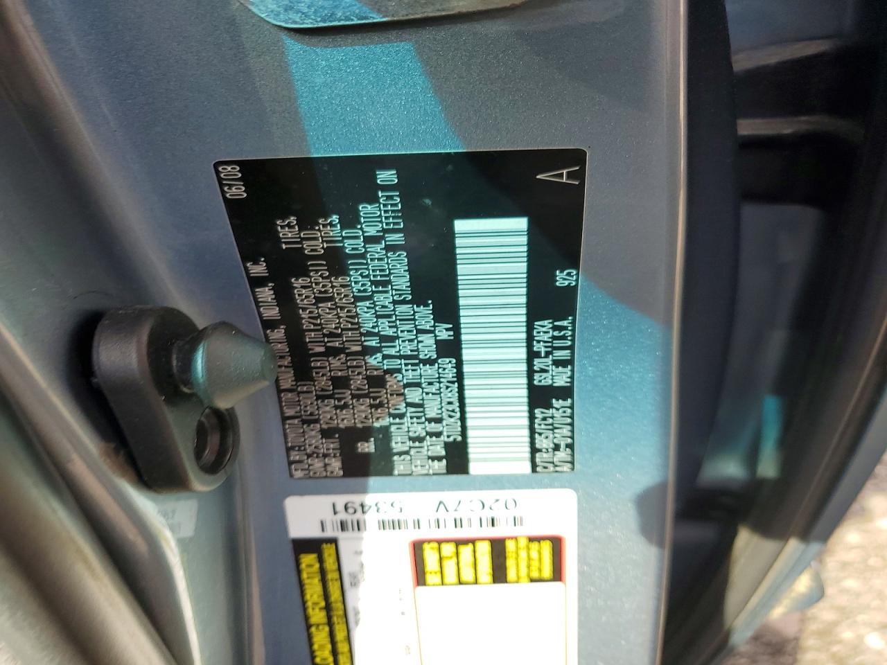 2008 TOYOTA SIENNA LE 7-PASSENGER photo 37