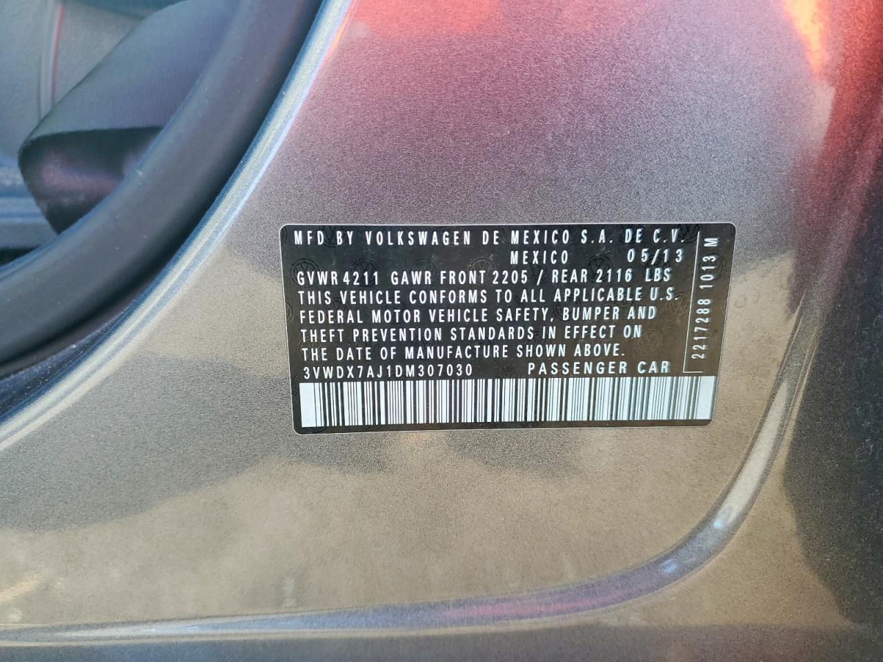 2013 VOLKSWAGEN JETTA SE photo 12
