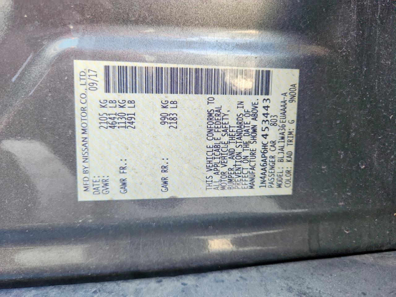 2017 NISSAN MAXIMA photo 37