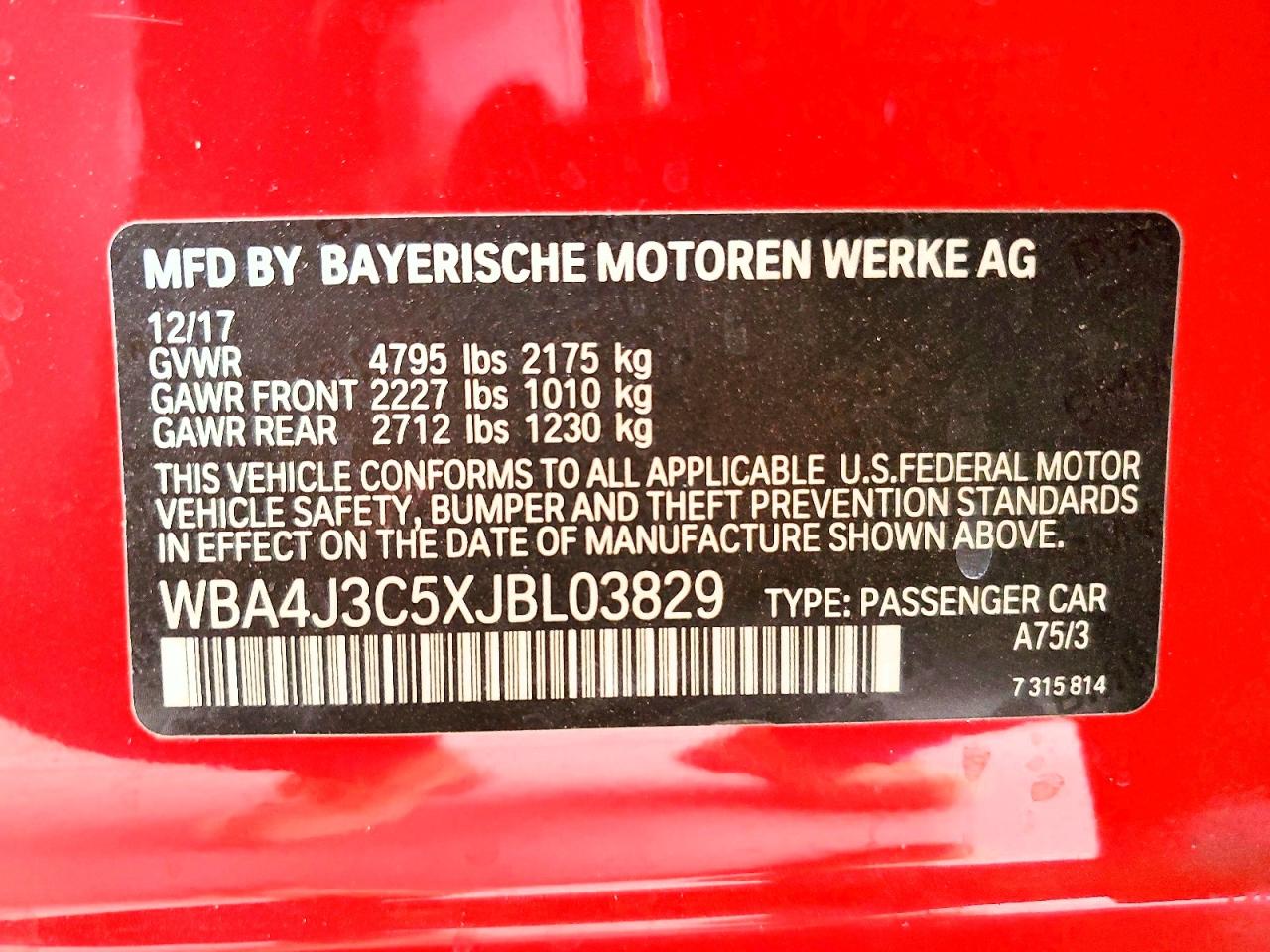 2018 BMW 430XI GRAN COUPE photo 23