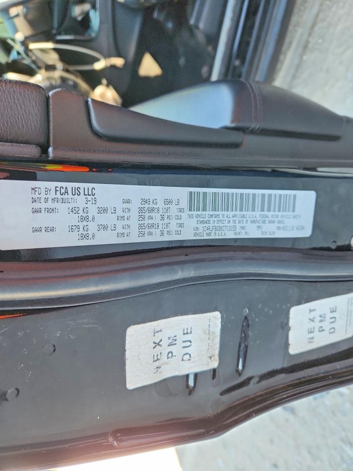 2019 JEEP GRAND CHEROKEE LIMITED photo 13